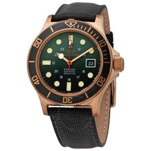 Glycine combat Swiss Automatic green dial GL0281 **only wore 2-3 times**